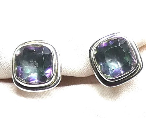 Mystic topas ohrstecker - 💎,