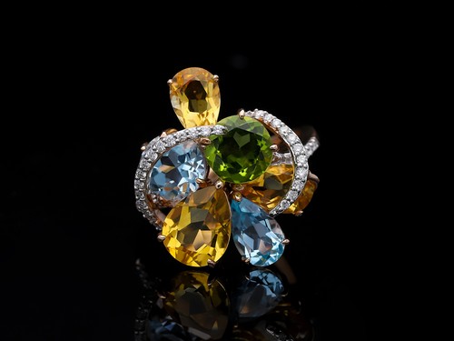 Ring brillanten - ring,