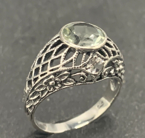 Ring grüner amethyst topas - ring,